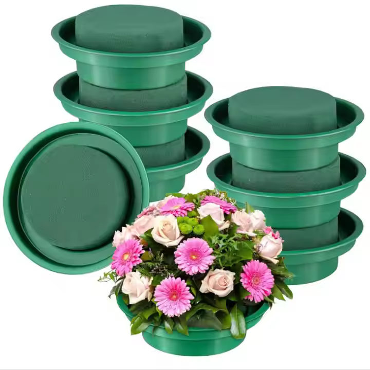 Verdanbloom® Deluxe Mini Posy Pads Floral Foam Series	 Verdanbloom® Deluxe Mini Posy Pads Floral Foam Series